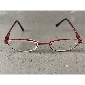 Jungle Eyewear Parrot Cherry 45-16-130 Red Metal Full Rim Eyeglasses Frames ONLY